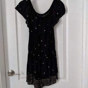 Black off the shoulder romper